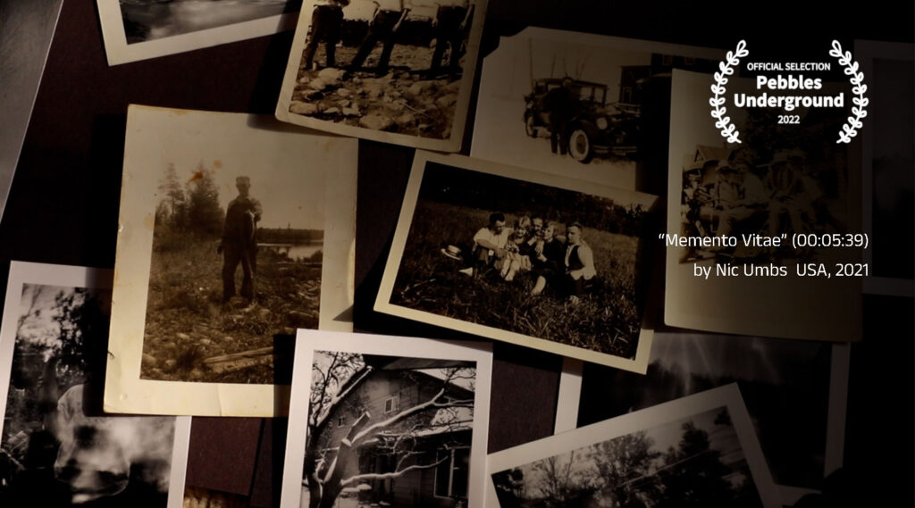 “Memento Vitae” (00:05:39) by Nic Umbs, USA, 2021