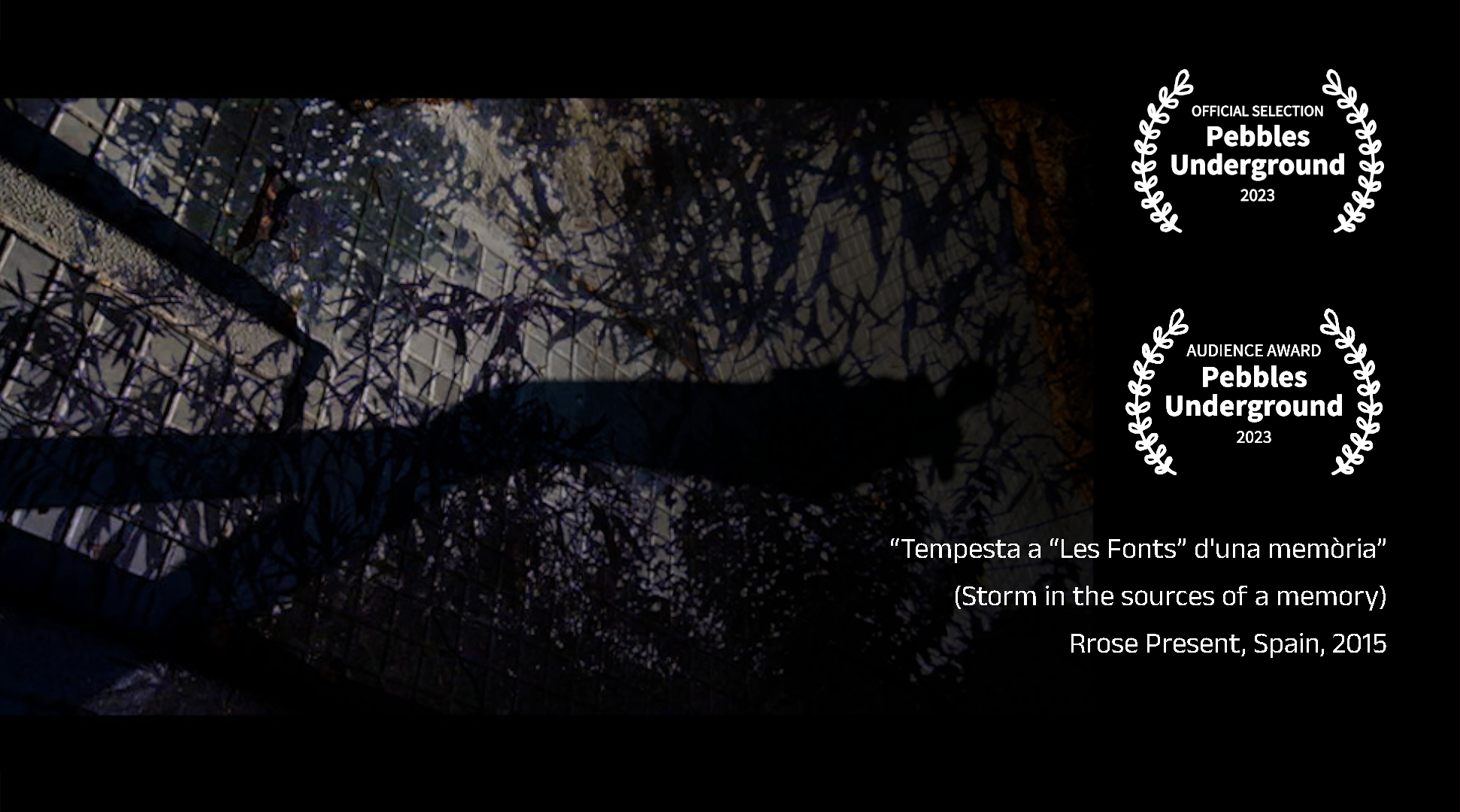 TEMPESTA A “LES FONTS” D'UNA MEMÒRIA / STORM IN THE SOURCES OF A MEMORY by Rrose Present, Spain, 2015