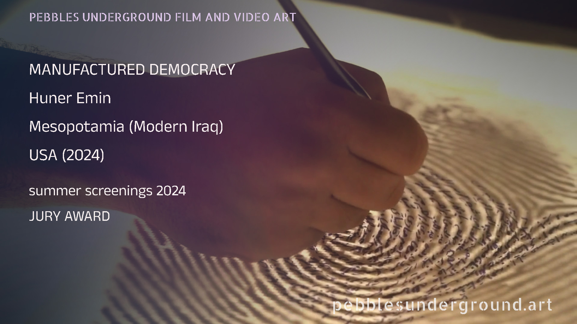 MANUFACTURED DEMOCRACY by Huner Emin